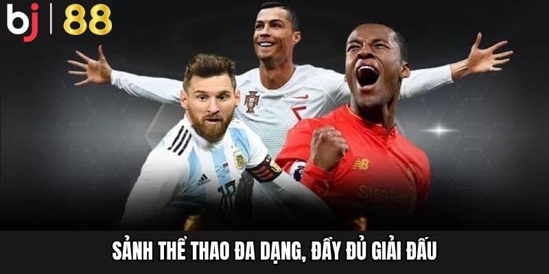 Sảnh thể thao đa dạng, đầy đủ giải đấu