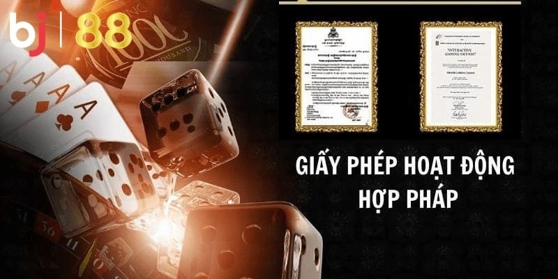 Giấy phép hoạt động Bj88 là gì
