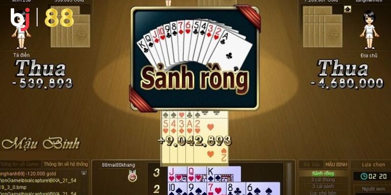 Mẹo áp dụng bài sảnh rồng là gì người mới cần hiểu rõ