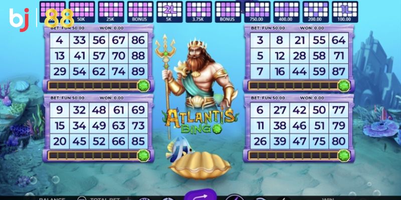 Thể loại game xổ số Atlantis được yêu thích tại website